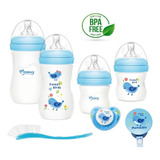 Kit Teteros Anticolicos Para Bebe Niño Niña Momeasy