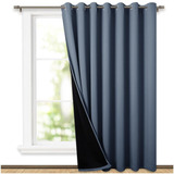  Shade Patio Door Curtain  Heavyduty Full Light Shading...