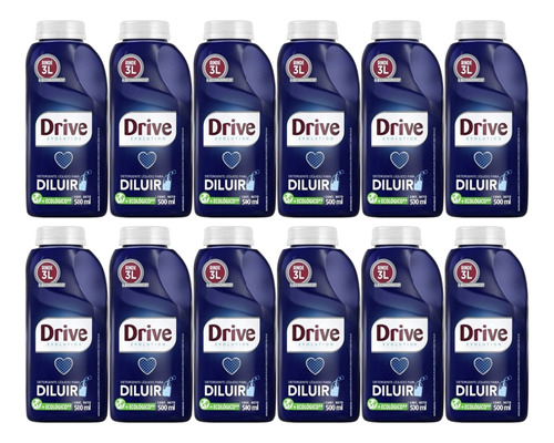 Detergente Drive Para Diluir 500ml Pack X12 Envio Gratis !!