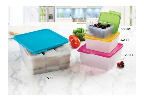 Tupperware Basic Line 2,5 Lt  Originales Fucsia