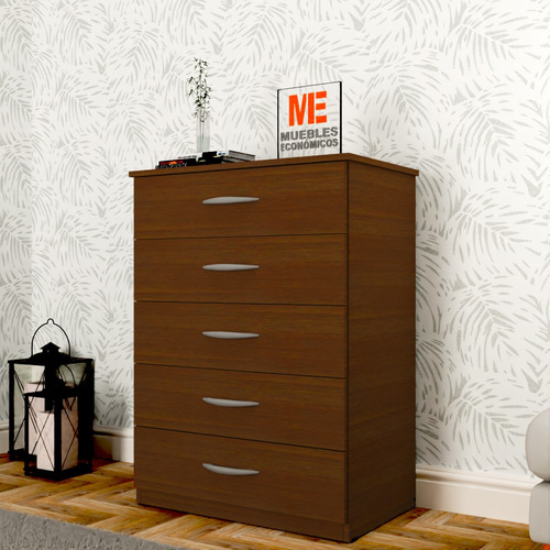 Cajonera 5 Cajones Mueble Armado Melamina Cómoda Chifonier