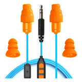 Auriculares Plugphones Pgpuo Azul Claro/naranja 26db Nr