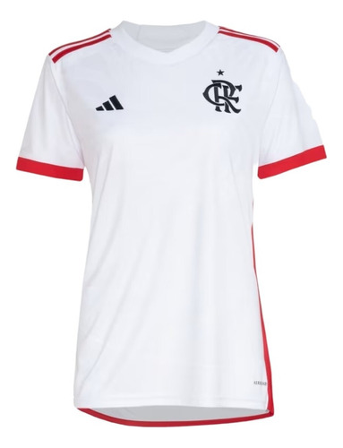 Camisa adidas Flamengo Uniforme 2 24/25 S/nº Torcedor Mulher
