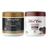 Kit Mel Cola 500g + Máscara Vivo Crespa Glamour 500g Trihair