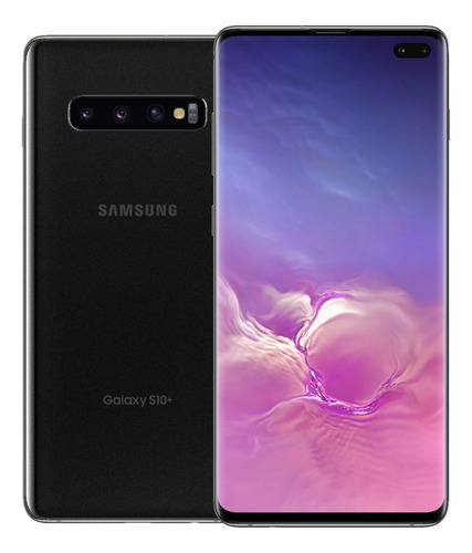 Samsung Galaxy S10+ Usado 128 Gb Preto C/ Detalhe Na Tela