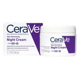 Crema Facial De Noche Cerave Hidrata Rejuvenece Renueva