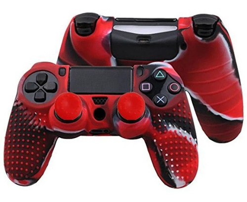 Capa Protetora Controle Ps4 Silicone + Grip