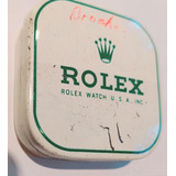Rolex Caja Metal Box Rolex Watch U.s.a. Vintage Decada 50