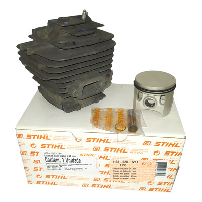 Kit Carcaça Cilindro Pistão Jogo Juntas Motosserra Stihl 361