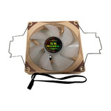 Cooler  Fan Para Cpu Universal 90 Mm Rgb 12v 3pin Con Gancho