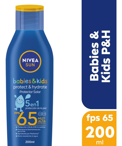 Nivea Sun Babies & Kids Protector Solar 65 Fps 200 Ml