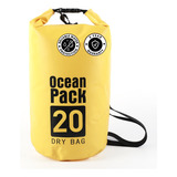 Bolsa Seca Impermeable 20 Lts Deportiva Pesca Campismo Playa