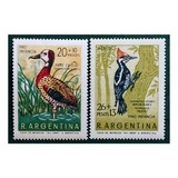 1969 Pro Infancia- Aves Argentinas. Gj 1482/3 Mint