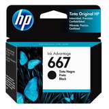 Tinta Hp 667 3ym79al Negro Deskjet Ink Adv 2374 120 Pag