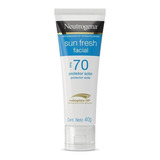 Protetor Solar Neutrogena Sun Fresh Facial Fps 70 40g