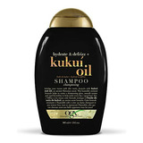 Pack De 3 Shampoo Ogx Kukui Oil Hidratante Y Anti-frizz 13oz