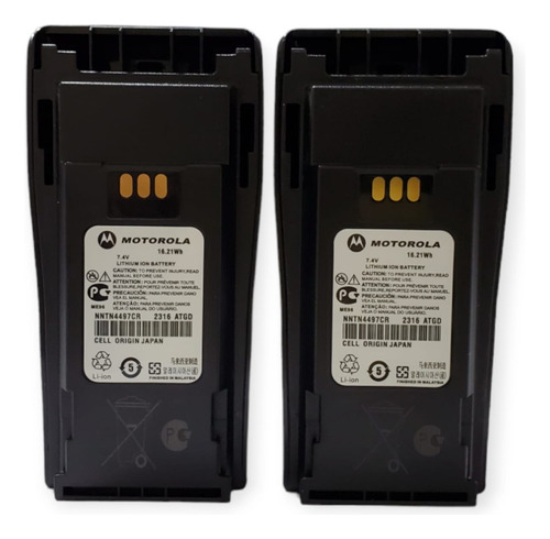 2 Baterías Para Radios Motorola Dep450 Ep450 Nntn4497 Nuevo!