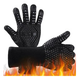 Guantes Aptos Para Horno Resistente Al Calor Barbacoa, 1 Par