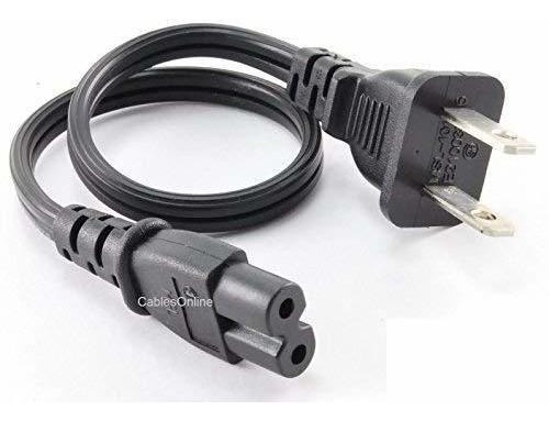 Cablesonline, 1 ft 2-prong Figure-8 replacement Non-polarize