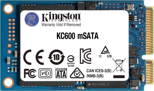 Ssd Interno Kingston Skc600 Msata De 1024gb 3d Tlc Nand