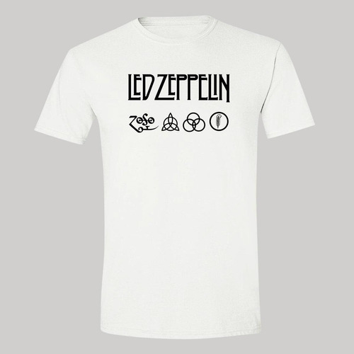 Playera Hombre Rock Led Zeppelin Logo 944b
