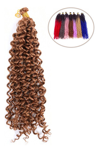 18 Inch Extensiones De Cabello De Colores Kanekalon Crochet