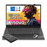 Laptop Lenovo V15 G3 Ci7-1225u 512gb Ssd 16gb + 1tb Externo