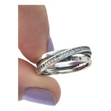 Anillo Plata 925 Estilo Pandor  Modelo Triple