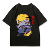 Playera De Manga Corta Con Estampado Digital Naruto Pikachu