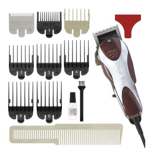 Wahl Magic Clip Clipper Corte Con Cable Profesional 8 Peines