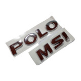 Insignia Emblema Vw Polo Msi 2015/ Baul Cromado