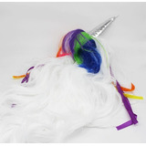 Peluca Capul Mechones  Ref  Pul-108  Halloween Unicornio