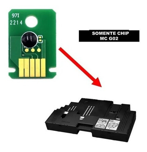 Chip Canon Mc-g02 Caixa Manutenção  G3160 G2160 Mcg02 G2460