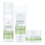 Wella Elements - Shampoo 250ml + Condic 200ml + Másc 150ml