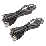 Cable De Carga Usb For 3ds, 2 Unidades, Cable De Carga De 5