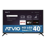 Smart Tv Atvio Atv Roku Atv-40hdr Led Hd 40 