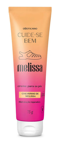 Creme Para Os Pés Cuide-se Bem Melissa 75g