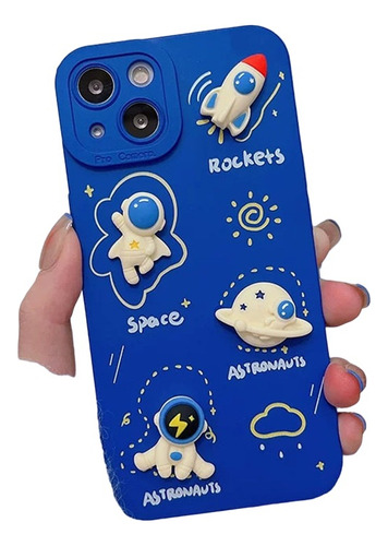 Funda Astronauta Cohete Saturno Para iPhone 7/8/se2020 + Kit