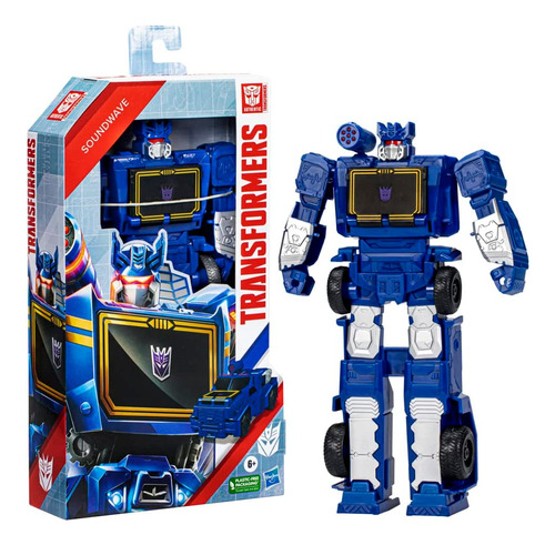 Boneco Transformers Authentics Soundwave F6761 Hasbro