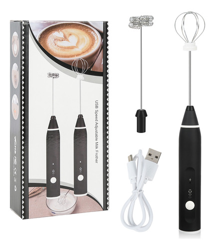 Batidor Eléctrico Usb Portátil Milk Frother, Batidor De Lech