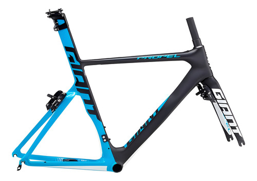 Quadro Speed Aero Road Giant Propel Advanced Sl Preto Azul C