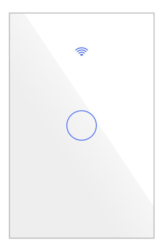 Apagador Wifi Sin Neutro 1 Boton Color Blanco Smartlife