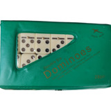 Domino Verde Portable 28 Piezas Estuche Sobre Juegos De Mesa