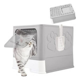 Caja De Arena Plegable Para Gatos, Compatible Con Gatos Pequ