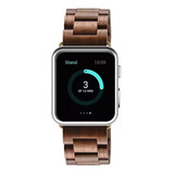 Malla Wood Madera Compatible Con Apple Watch