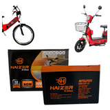 Bat Original Haizer 15ah 12v Moto/bike/patinete Elétrico