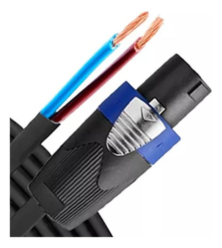 Cable Para Bafle Potencia Speakon A Pelado 5 Metros