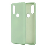 Funda De Teléfono De Silicona Líquida Verde, Cubierta Comple