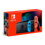 Nintendo Switch 32gb C/ Controle Azul/vermelho(novo-lacrado)