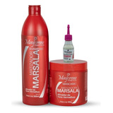 Shampoo + Máscara Matizador Marsala Maycrene + 1 Produto